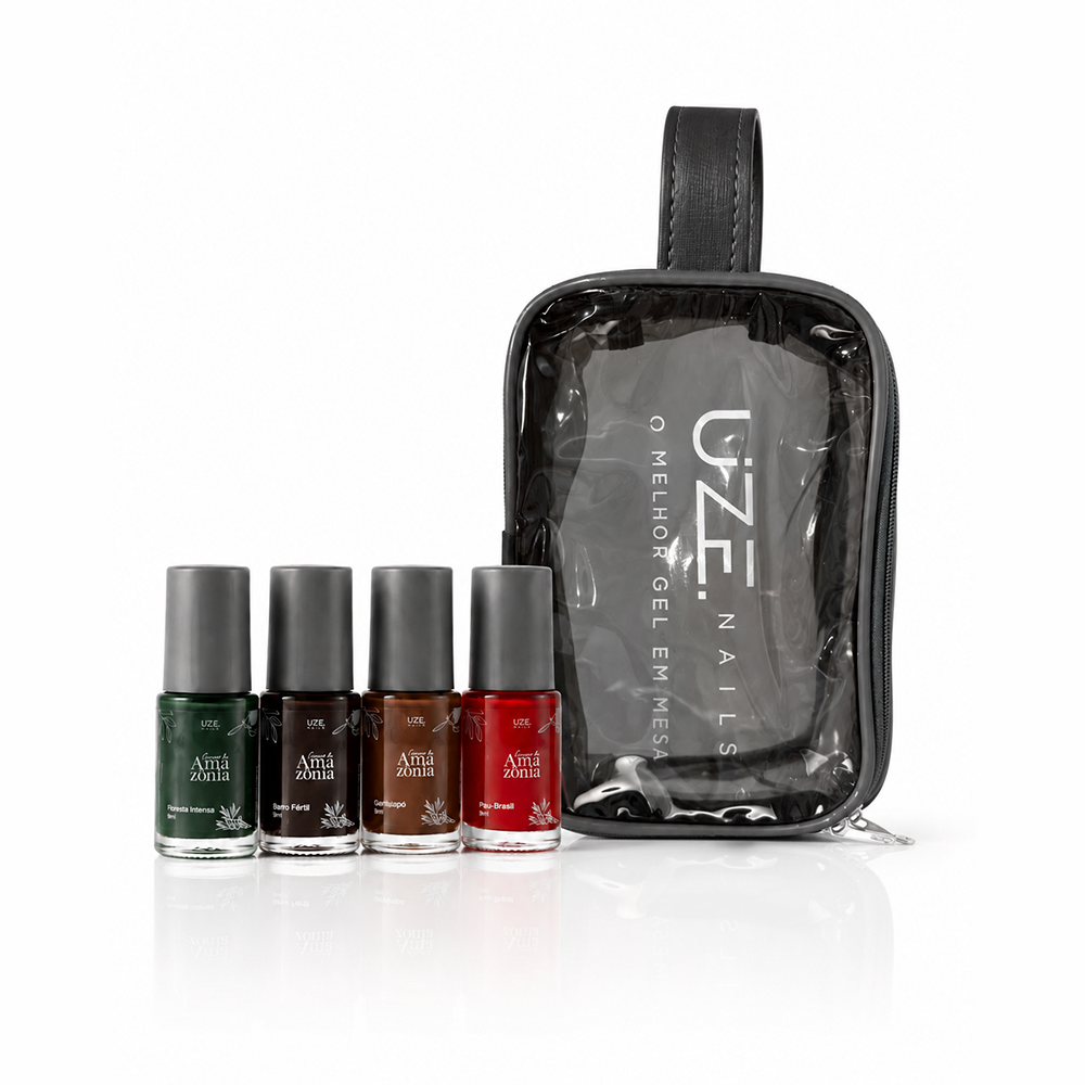 Kit Esmaltes Tradicionais Uze Nails